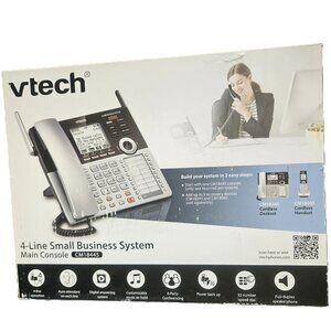 VTech CM18445 4-Line Business Office Phone Console w/Answering System Expandable